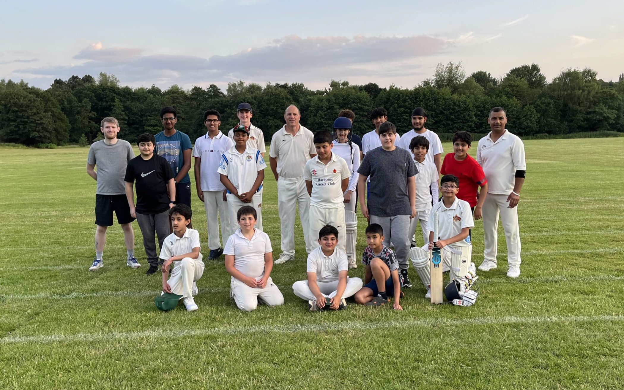 Old Hallfieldian cricket group shot